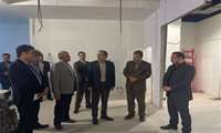 بازدید رییس دانشگاه از روند ساخت مرکز رادیوتراپی و گامانایف بیمارستان امام علی (ع)