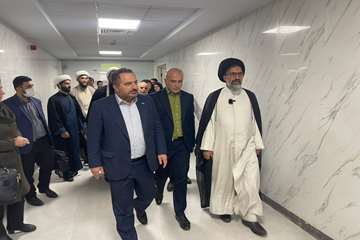 بازدید سرزده امام جمعه فردیس و رییس دانشگاه از بیمارستان شهید حاج قاسم سلیمانی فردیس