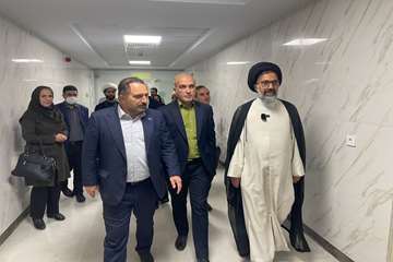 بازدید سرزده امام جمعه فردیس و رییس دانشگاه از بیمارستان شهید حاج قاسم سلیمانی فردیس