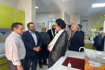 بازدید سرزده امام جمعه فردیس و رییس دانشگاه از بیمارستان شهید حاج قاسم سلیمانی فردیس